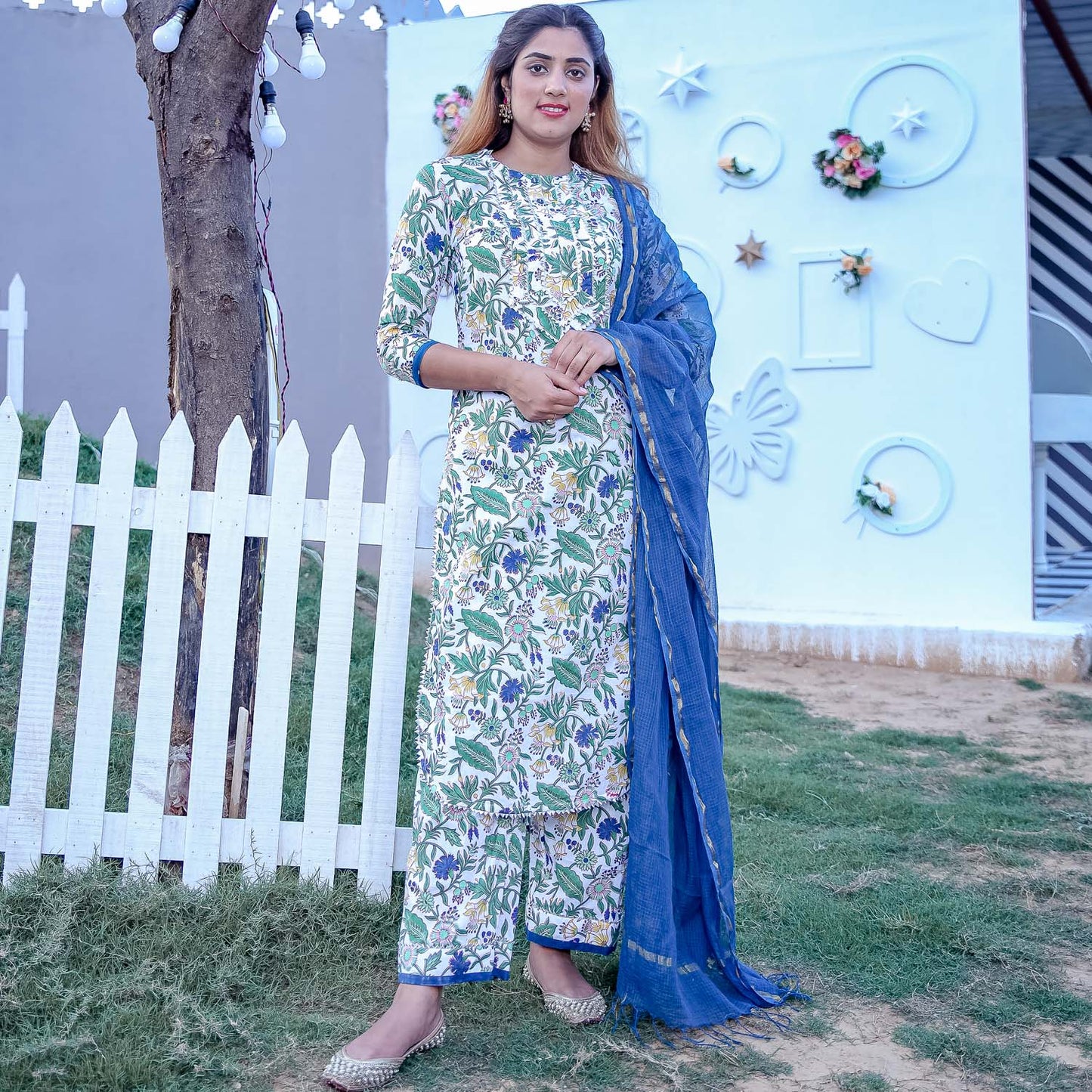 Printed Bijiya Suit Set