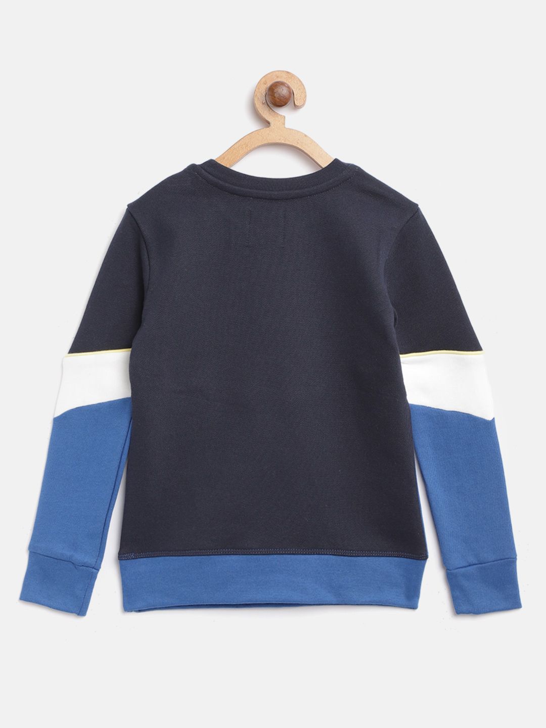 Boys Blue Coloured Printed Sweatshirt