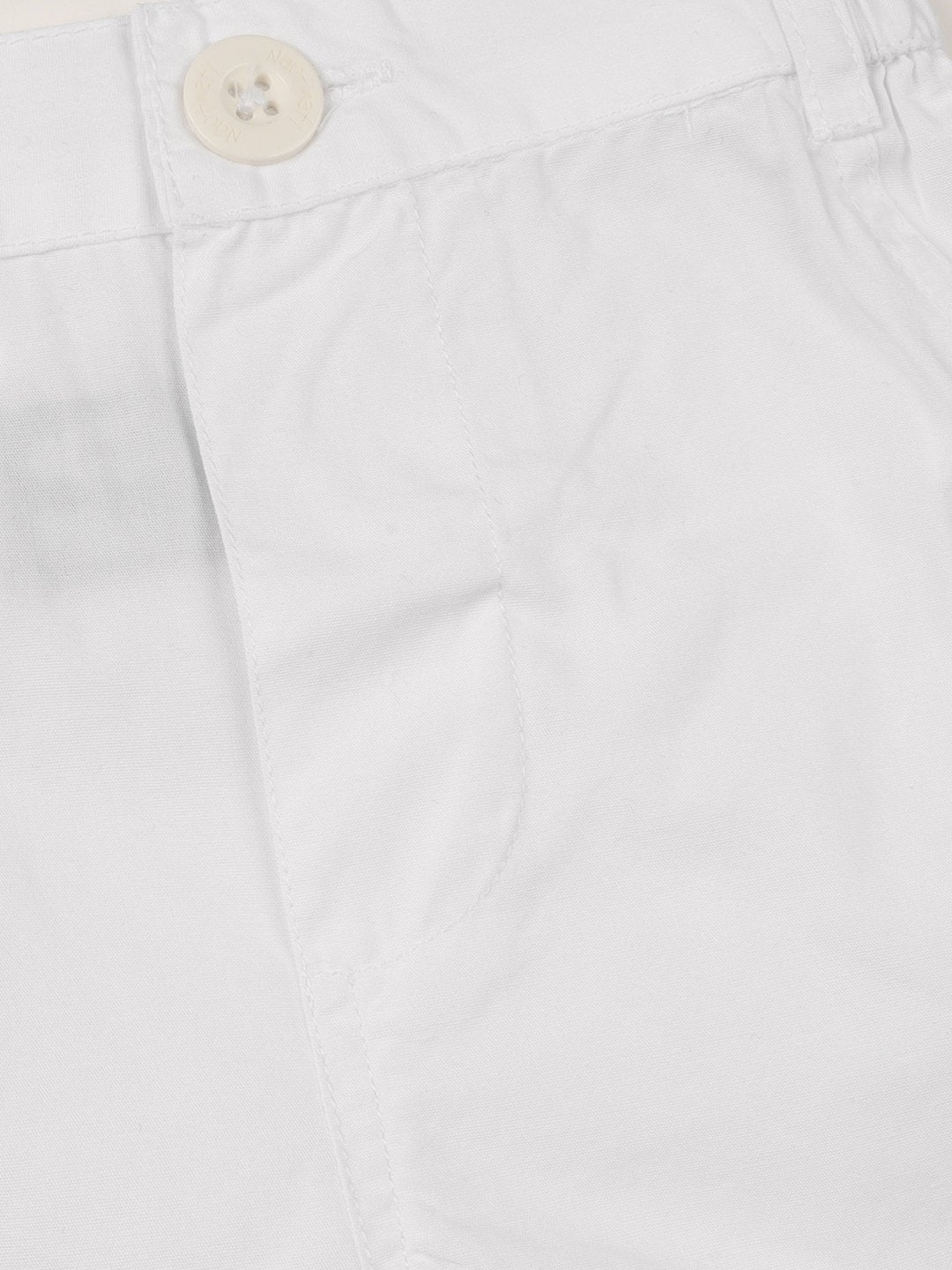 Boys Black-White Colored Checkered Clothing Set