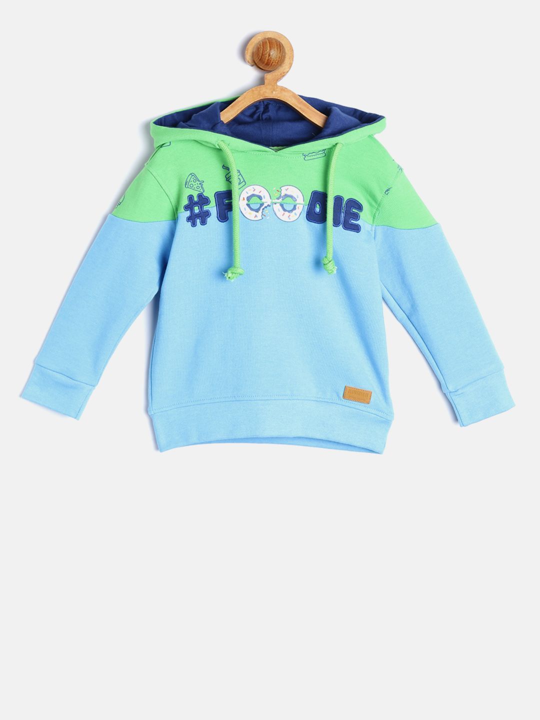 Boys Blue Coloured Printed Sweatshirt