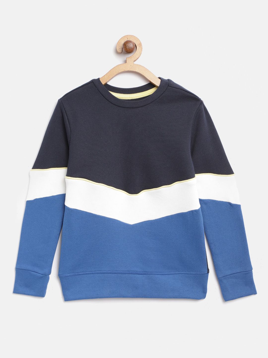 Boys Blue Coloured Printed Sweatshirt