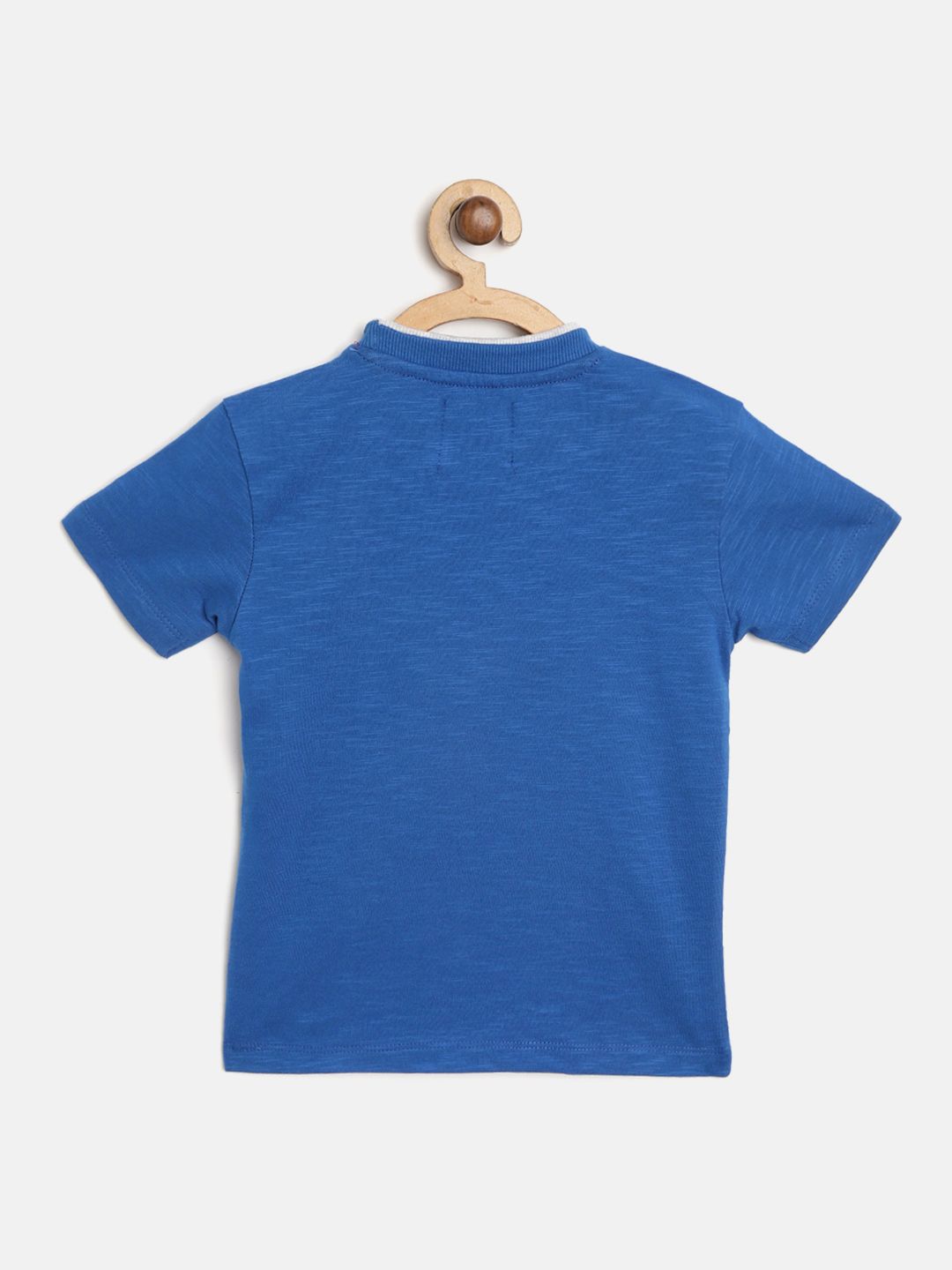 Boys Blue Coloured Printed Tshirt