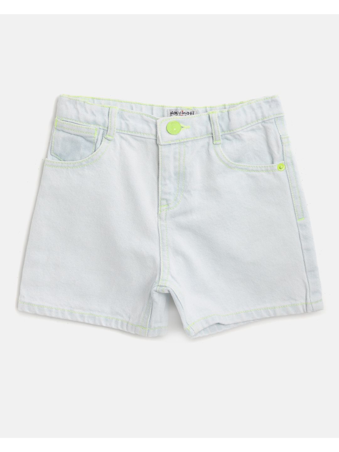 Boys Blue Colored Solid Casual Shorts